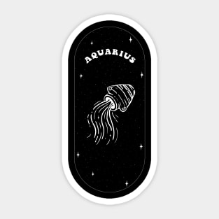 Aquarius Zodiac Sign - Astrological sign Sticker